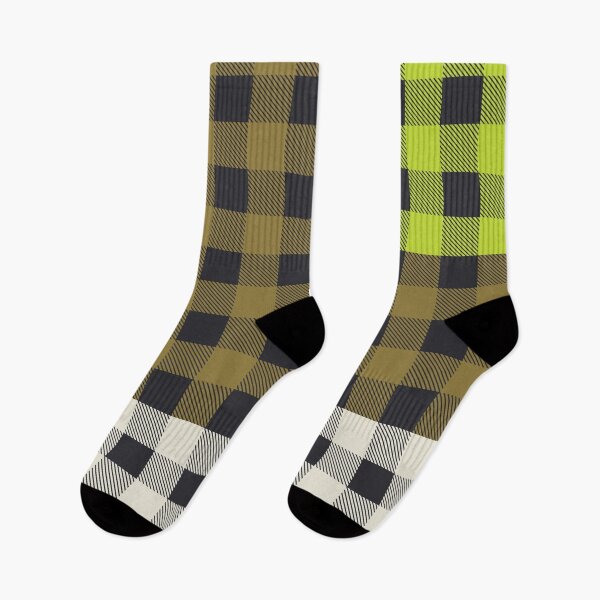 Item preview, PATCHWORK BUFFALO CHECK IN ARMY GREEN designed and sold by STUDIOFLOW.