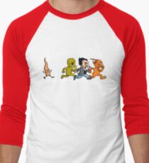 Mr. Pointy Men's Baseball ¾ T-Shirt