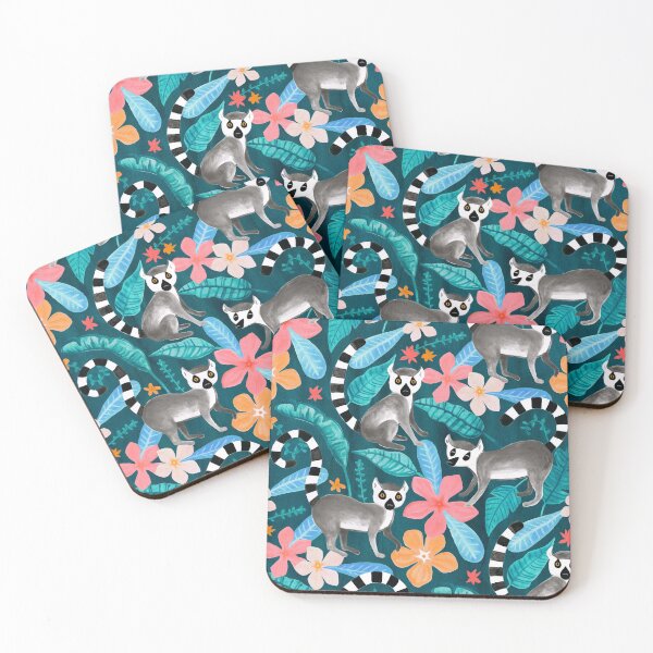 Item preview, Gouache Lemur Land  designed and sold by TigaTiga.