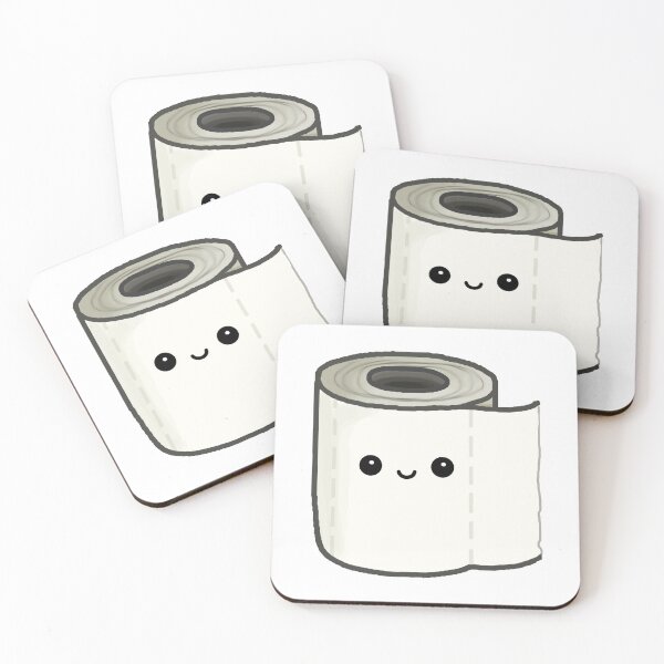 Item preview, Cute Happy Toilet Paper designed and sold by PeppaThePenguin.