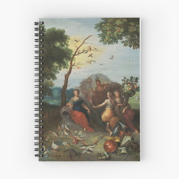 Item preview, Landscape with Allegories of the Four Elements - Jan Brueghel the Younger, Frans Francken the Younger designed and sold by themasters.