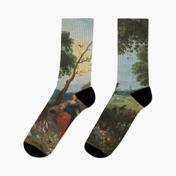 Item preview, Landscape with Allegories of the Four Elements - Jan Brueghel the Younger, Frans Francken the Younger designed and sold by themasters.