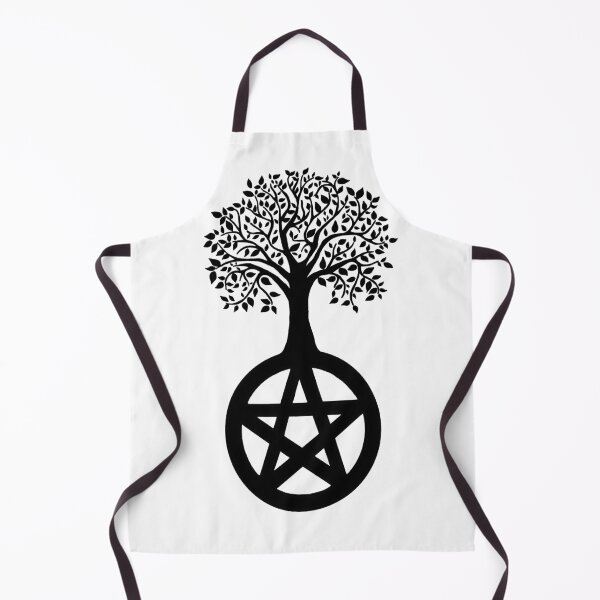 Item preview, Black Pagan Pentacle Tree designed and sold by imphavok.