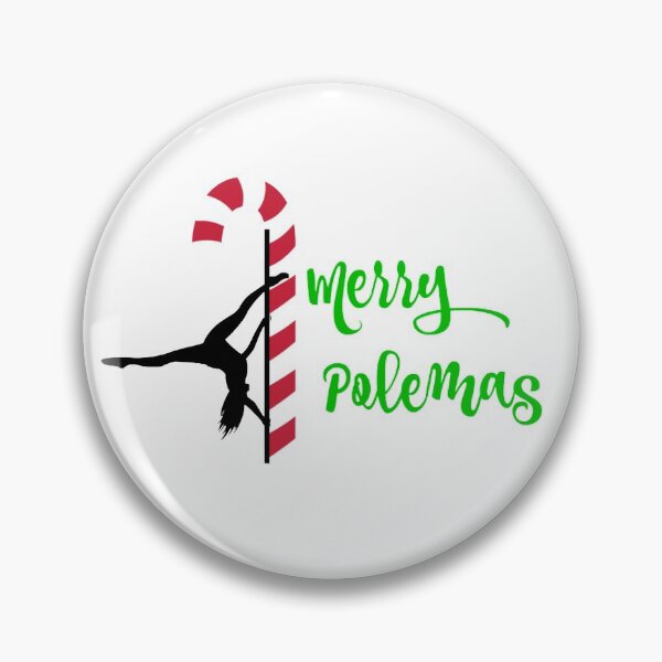 Item preview, Candy Cane Pole Dancer Merry Polemas designed and sold by PoleUnicorn.