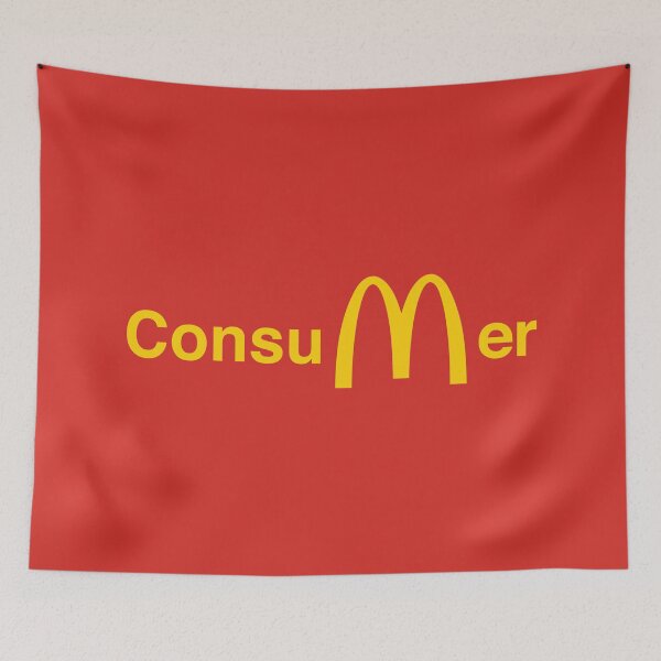 Item preview, Consumer - Funny Capitalism  designed and sold by OldDannyBrown.