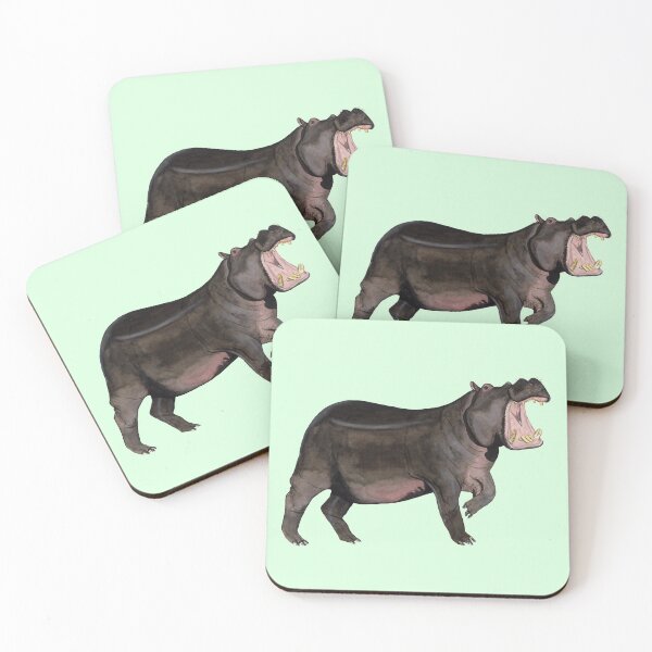 Item preview, HIPPOPOTAMUS designed and sold by BEATRIZ ABAITUA.