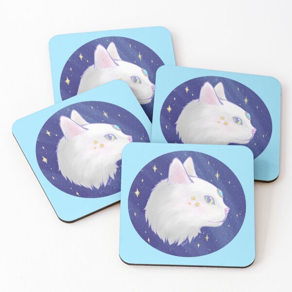 Item preview, Magical cat portrait with sparkes designed and sold by lilisartworld.