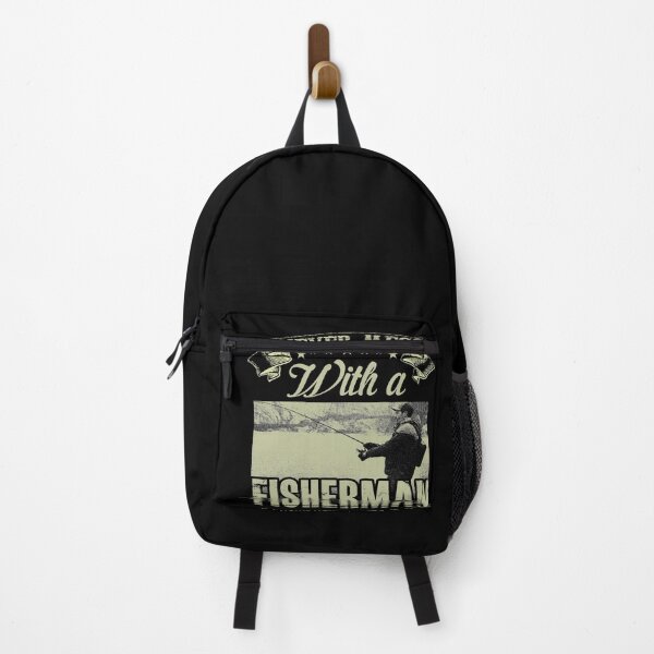 Item preview, Never mess with a fisherman, he knows how to set the hook - Funny fisherman Gift designed and sold by Teenation9.