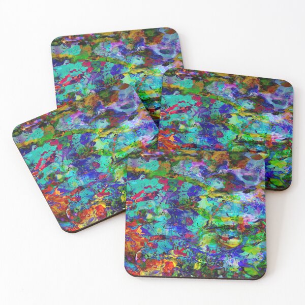 Item preview, Aquatic Water Paint Abstract Art designed and sold by MoonsmileProd.