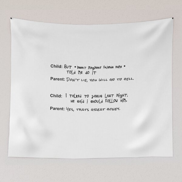 Item preview, Jesus vs imaginary friend - Ex JW designed and sold by ExJWMerchandise.