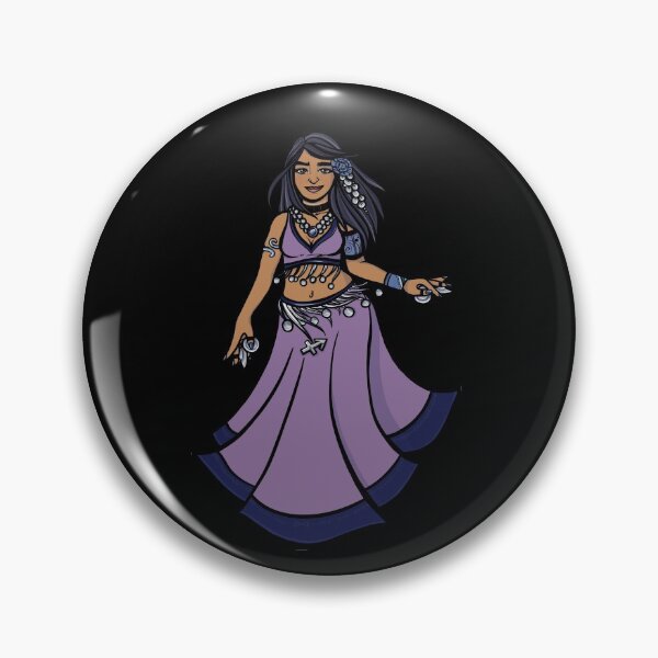Item preview, Purple belly dancer Sagittarius  designed and sold by FrictionMaxxing.