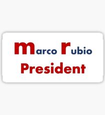 Pegatina Marco Rubio - MR Presidente