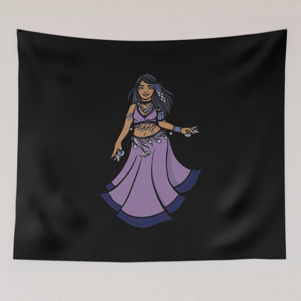 Item preview, Purple belly dancer Sagittarius  designed and sold by FrictionMaxxing.