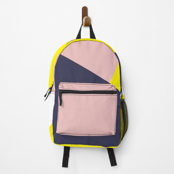 Item preview, Navy Pink lemon Yellow Color Blocks designed and sold by sylviabosky.