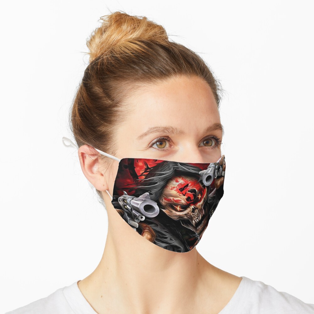 skull 2 design Mask