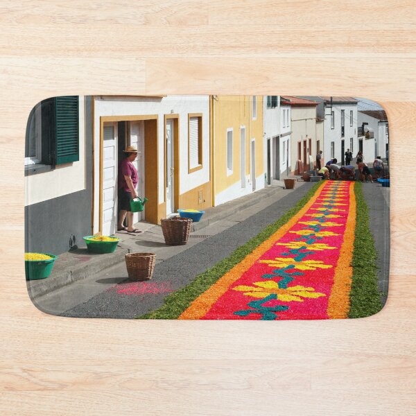 Item preview, Making flower carpets designed and sold by Gaspar Avila.
