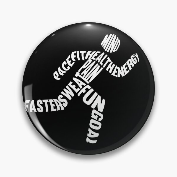 Item preview, Running Man Typography Quote designed and sold by Daytone.