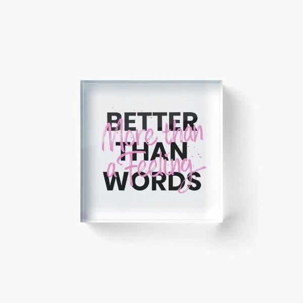 Item preview, Better Than Words designed and sold by midnightkiwi.