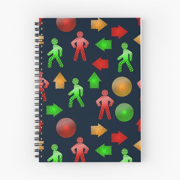 Item preview, Pattern with pedestrian traffic lights red and green. designed and sold by lantica.