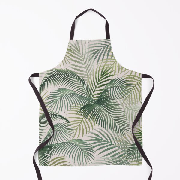 Item preview, Plants pattern / Palm tree leaves: light green designed and sold by oceanys.