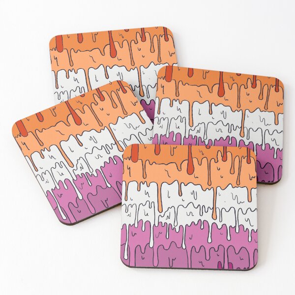 Item preview, Pastel Kawaii Melting Lesbian Pride LGBTQ Design designed and sold by Limolida.