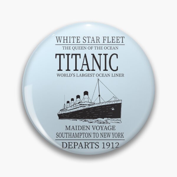 Item preview,  Titanic Vintage Poster Cruise Sinking Ship Atlantic Ocean Maiden Voyage  designed and sold by TopTeeShop.