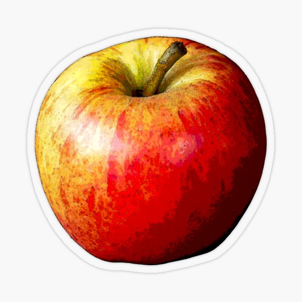 Apple Transparent Sticker