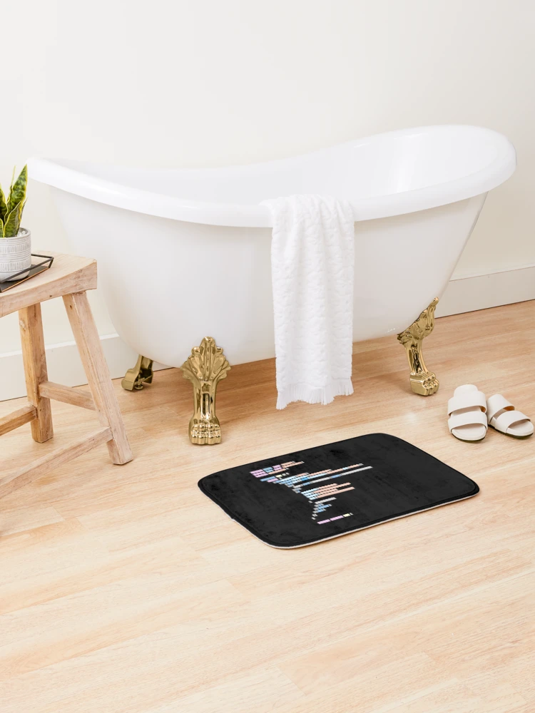 Thumbnail 2 of 6, Bath Mat, Abstract React App Code designed and sold by cheeryscript.