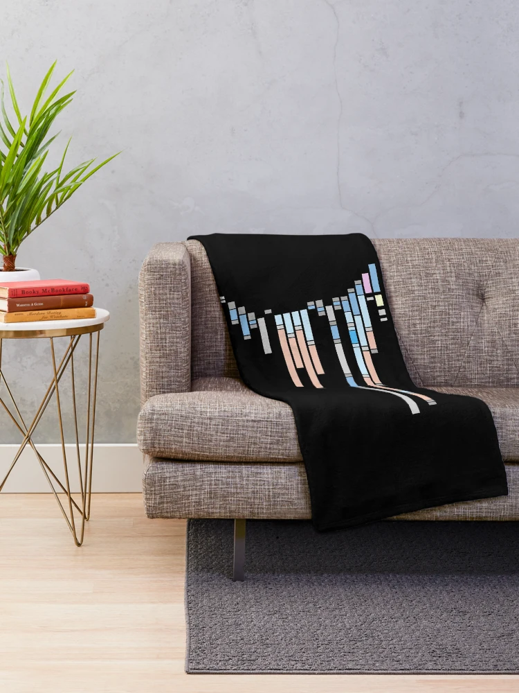 Thumbnail 2 of 6, Throw Blanket,  Abstract React App Code designed and sold by cheeryscript.