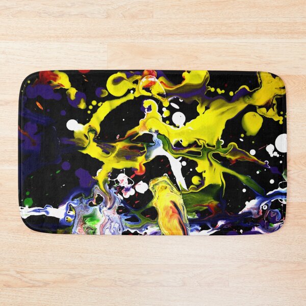 Item preview, Interpretation of Outer Space Water Paint Abstract Art designed and sold by MoonsmileProd.