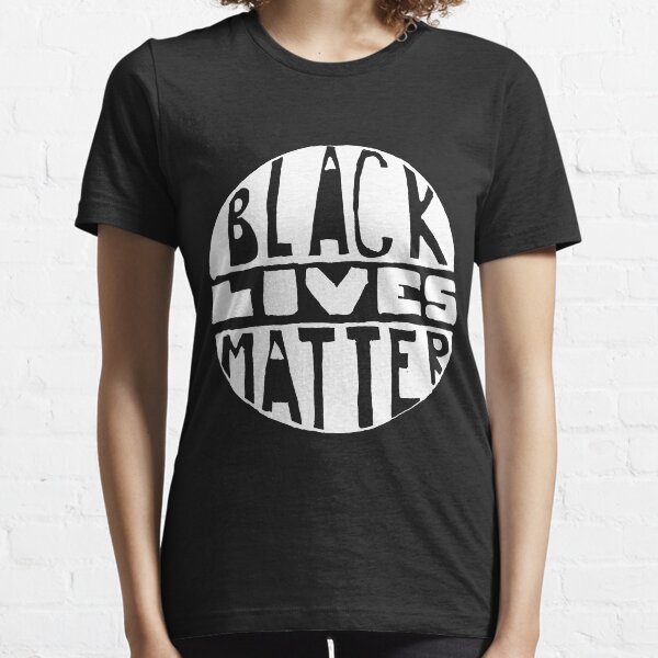Black Lives Matter - Filled Black Background Essential T-Shirt