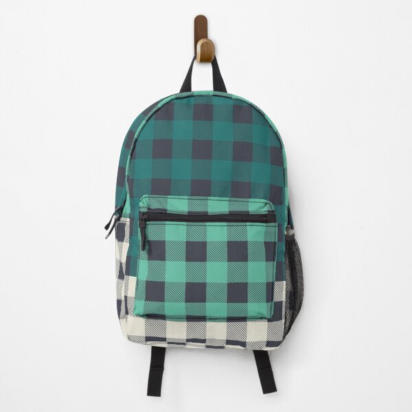 Item preview, PATCHWORK BUFFALO CHECK IN TEAL designed and sold by STUDIOFLOW.