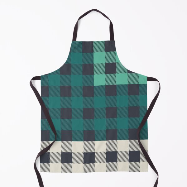 Item preview, PATCHWORK BUFFALO CHECK IN TEAL designed and sold by STUDIOFLOW.