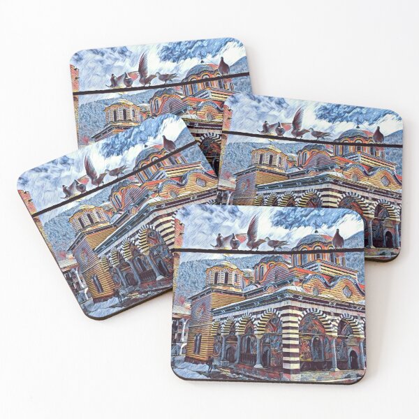 Item preview, White Doves at Rila Monastery, Bulgaria. designed and sold by Maksym’s .