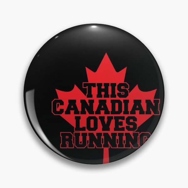 Item preview, This Canadian loves running - Funny Canadian Gift designed and sold by Teenation9.