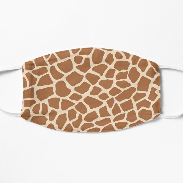Giraffe Animal Print Flat Mask