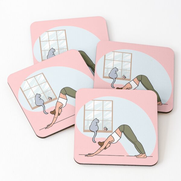 Item preview, YOGA WITH CAT designed and sold by Trio's Stuff.