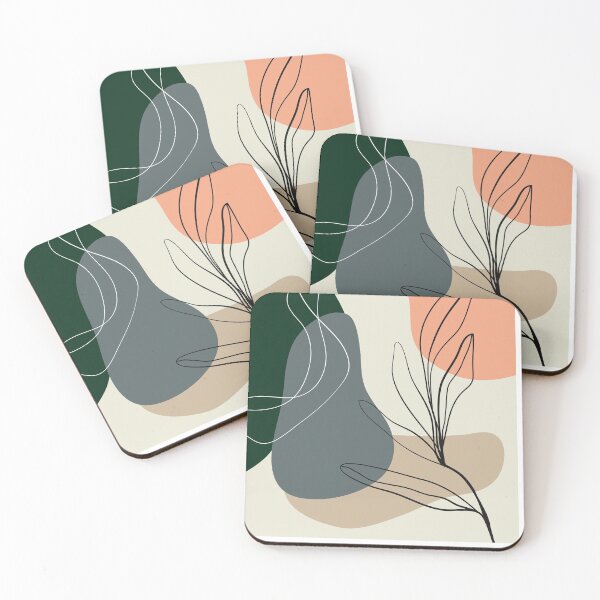 Item preview, modern exotic leaves lX designed and sold by dreamiedesire.