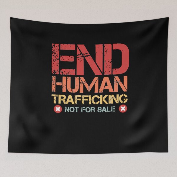 Item preview, End Human Trafficking Awareness Vintage designed and sold by issambak.