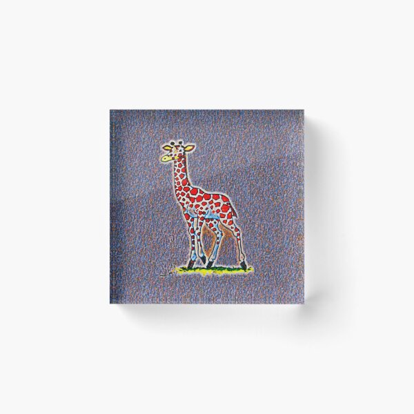 Item preview, Funny spotty giraffe designed and sold by helenkaiy.