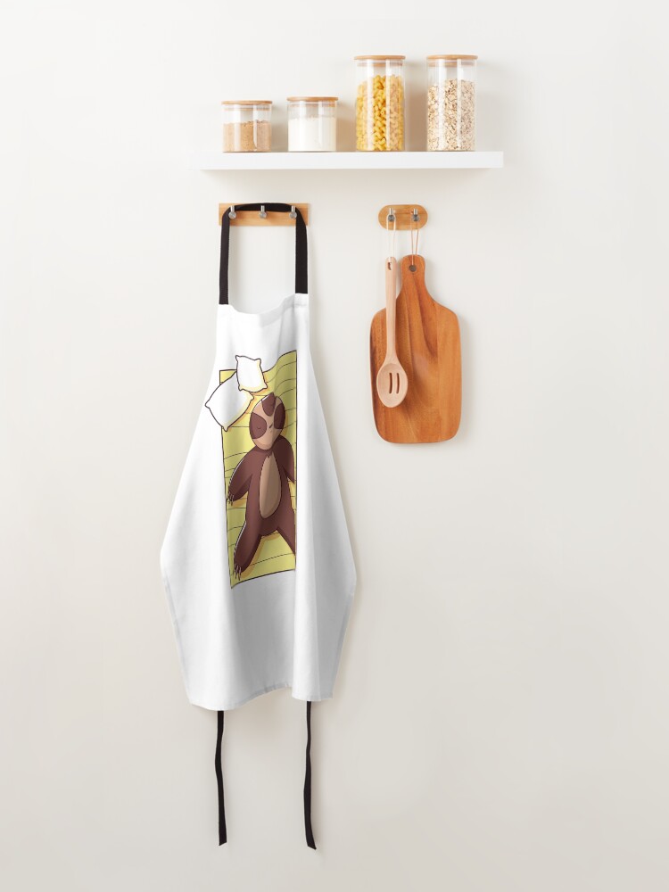 Alternate view of SLOTH SLEEPING Apron