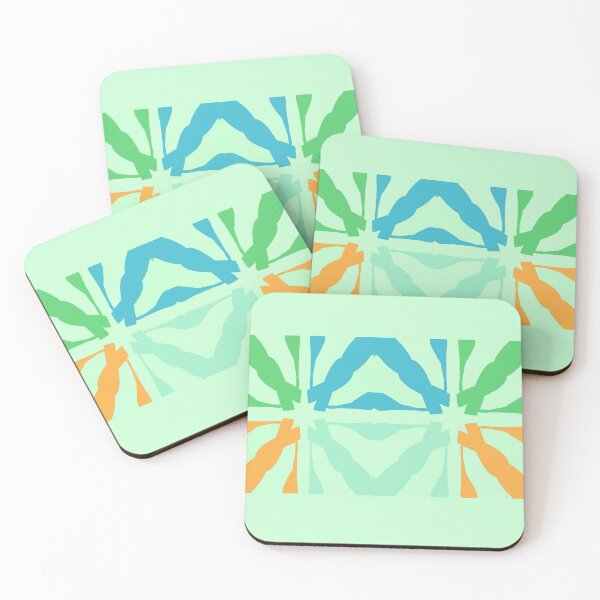 Item preview, Green multicolored abstract designed and sold by Abstractlara.