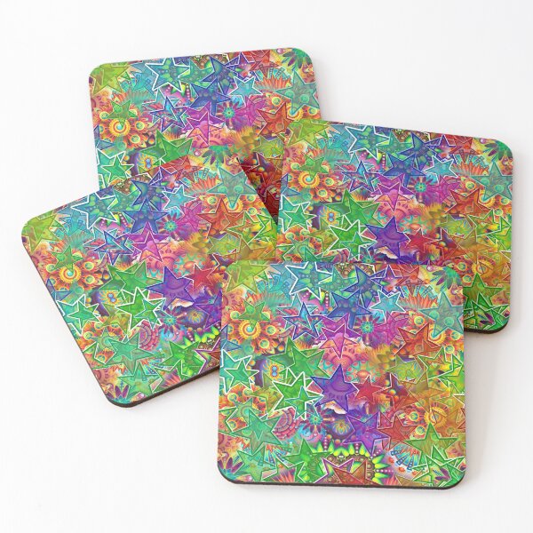 Item preview, Colorful Abstract Stars designed and sold by ironydesigns.