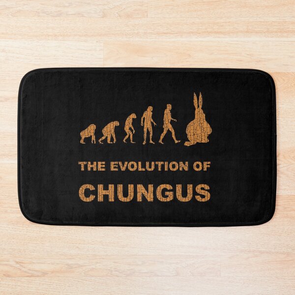 Item preview, Distressed Look Evolution of Chungus Big Chungus Shadow Meme Fat Bunny designed and sold by Draculaura2009.