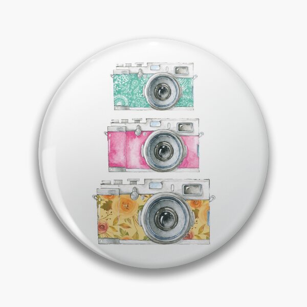 Item preview, Three Watercolor Cameras designed and sold by Primroaddesigns.