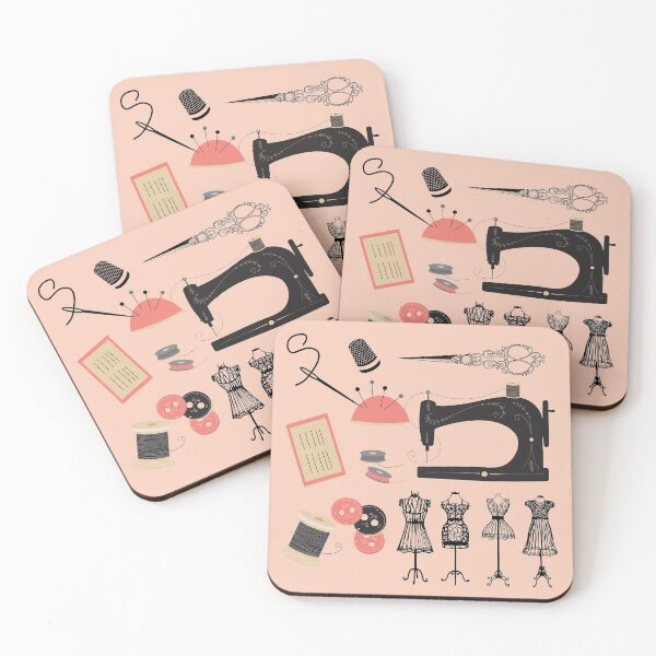Item preview, Vintage Sewing Paraphernalia  Needles Cotton Vintage Machine Cute Design designed and sold by Artification.