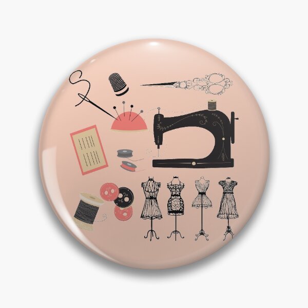 Item preview, Vintage Sewing Paraphernalia  Needles Cotton Vintage Machine Cute Design designed and sold by Artification.