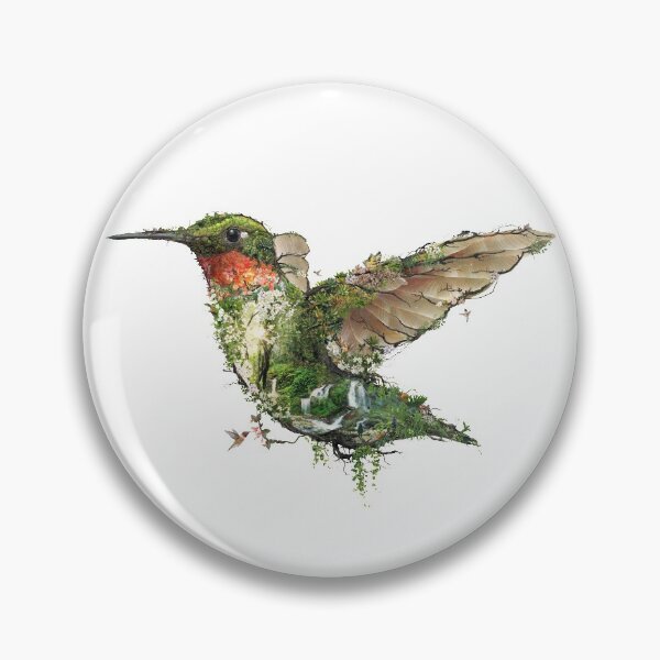 Item preview, Ruby Throated Hummingbird  designed and sold by barrettbiggers.
