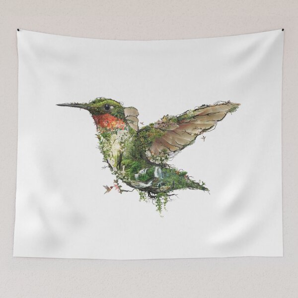Item preview, Ruby Throated Hummingbird  designed and sold by barrettbiggers.