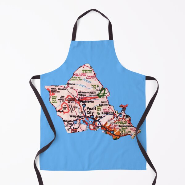 Item preview, Oahu Roadmap designed and sold by Havocgirl.